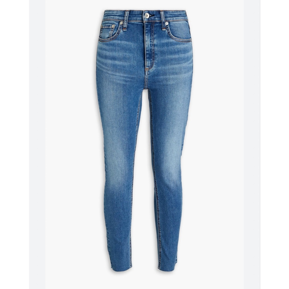 NWT RAG & BONE Nina cropped high-rise skinny jeans SZ 23